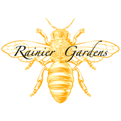 Rainier Gardens Bee Logo