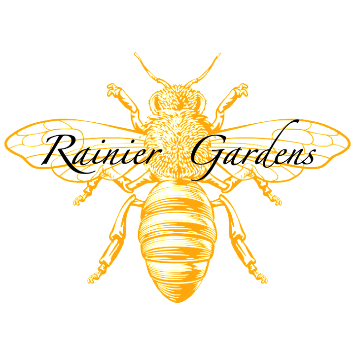 Rainier Gardens Bee Logo